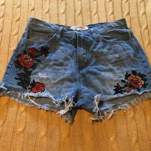 Flying Monkey jean shorts.